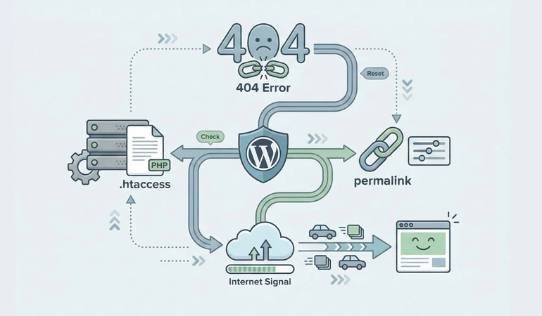 Tutorial Error 404 di WordPress